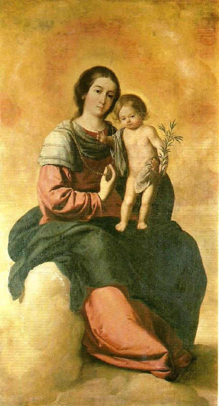 Francisco de Zurbaran virgin of the rosary china oil painting image